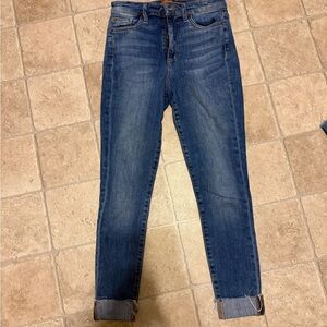 Joe's Jeans Dark Blue Ankle & Cropped Women's Jeans